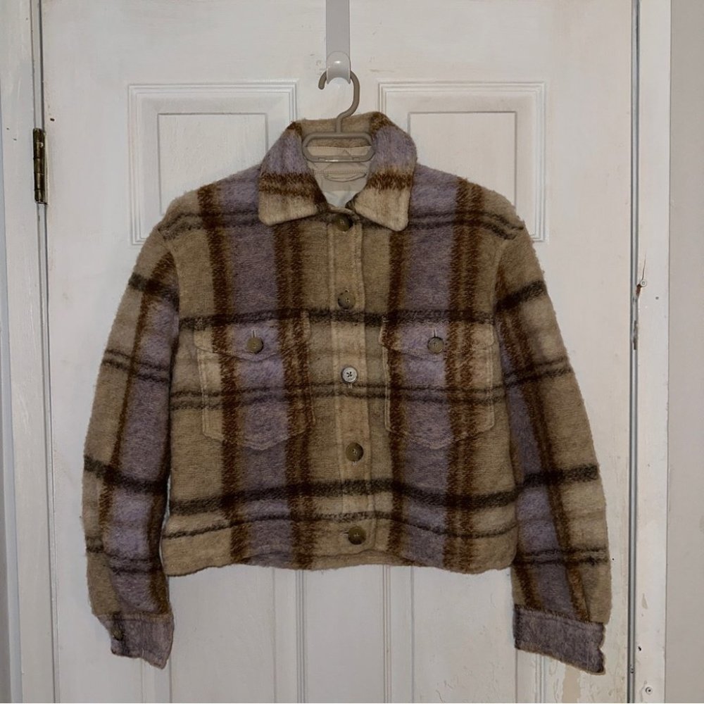 NWT Wilfred Free Ganna Cropped Prairie Mdrs Merino Wool Size XS Women's - Picture 1 of 13